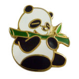 Customized Chinese National Treasure Animal Panda Enamel Lapel Pin (XD-0203)