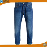Fashion Brand High Waist Denim Jeans Casual Blue Men Jean
