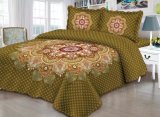 Light Weight Printed Microfiber Quilted Comforter Coverlete Set