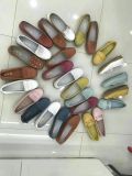 Comfortable Ladies Flat Shoes, Ladies/Women Flat Shoes, New Stocks, Only 10000pairs, PU Leather