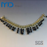 Decorative Chain Pendant with Beads for Women's Sandals, Slippers and Dress Shoes
