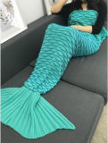 2017 New Handmade Fleece Blankets Mermaid Tail Blanket