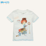 Single Jersey Baby Clothing Cartoon Printing Baby Garment T-Shirt