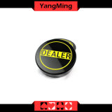 Yellow Sculpture Texas Poker Dealer Button for Casino Poker Table Games Use Accessories Ym-Dr03