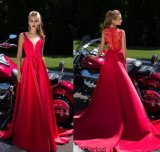 Sexy Pageant Gowns Sheer Chiffon Lace Evening Dress EU09