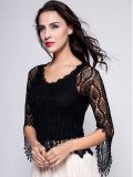 Factory Price Fashion Hollow out Hand Crochet Dress Evening Apparel