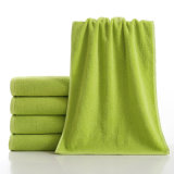 Customize OEM Green Color 100% Cotton Terry Towel
