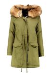 Winter Plus Size Boutique Isla Parka Coat with Fur