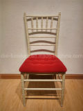 Wedding Iron Chiavari Chair with Fixed Seat Cushion