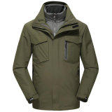 Rainproof Jacket for Men's Wear with Warm and Windproof