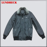 Fashion PU Jacket for Men with Good Quality