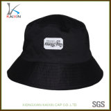 Custom Design Your Own Logo Black Cotton Bucket Hat