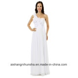 Bridesmaid Dress One-Shoulder Chiffon Long Party Dress