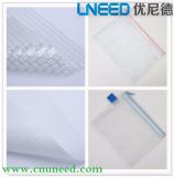Transparent PVC Mesh Fabric for Stationery Zipper Bag Pencil Bag