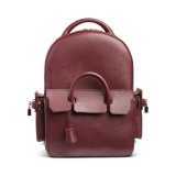 Wholesale Cheap Handbags Manufactory Women Bag Leather Backpack (LD-1105)