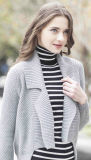 Ladies Cardigan Cashmere Sweater with Pattern (1500002031)