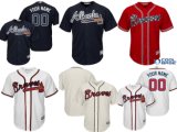Customized Atlanta Braves Home Road Cool Base Baseball Jerseys