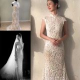 Lace Mermaid Evening Bridal Dress Wedding Gown Ksm66058