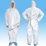 Free Sample One-Piece Coverall with Head Cover