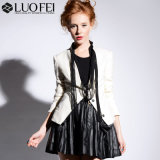 Contrasting Fit and Flare Custom Made Casual Blazer for Women