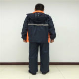 Breathable 190t Outfit Reflective Safety Rainsuit