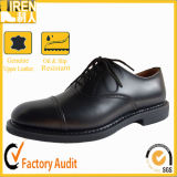 high Quality Genuine Cow Leather Cheap Price Black Military Police & Office Shoes