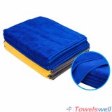 Microfiber Auto Detailing Towel with Cloth Banded Edges