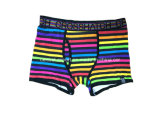 Multiple Color Strips New Style Opening Men's Boxer Short Underwear