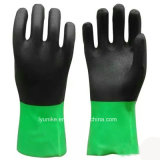 Double Color PVC Safety Working Hand Gloves