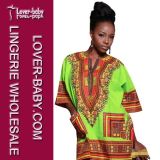 Casual Lady Traditional African Formal Shirt Dresses (L28068-2)