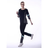 Women's Nylon Track Suit for Running and Jogging
