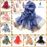 70%Linen 30%Silk Scarf for Lady Woman