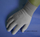 ESD Gloves with Carbon Fiber Palm PU Coated ESD Gloves