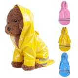 Clothes for Dogs Dog Raincoat Reflective Strip Pet Dog Clothes Raincoat for Small Medium Puppy Dog 3 Color 100% Waterproof