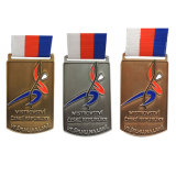 Customized Metal Soft Enamel 1st 2ND 3rd Medal with Lanyard