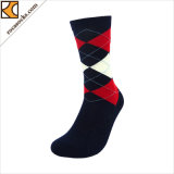 Men's Combed Cotton Socks Brand Man Dress Knit Socks (165033SK)