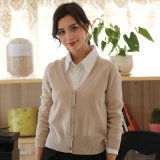 Wholesale Button Cardigan Style 100% Women Cashmere Sweater