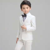 Designer 3 Piece Flower Boy White Wholesale White Kids Suit