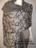 Cashmere Double Faced Print Shawl