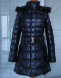 Full Length Women Leather Coat