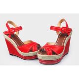 Fashion Wedge Heel Women Sandal (Hcy02-566)