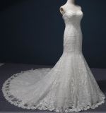 Sweetheart Mermaid Lace Bridal Evening Gowns