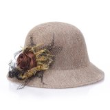 Cotton Dress Floppy Hats Lady Straw Hat
