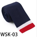 Men's Fashionable 100% Polyester Knitted Tie (WSK-03)