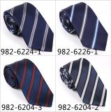 Fashionable Striped Silk/Polyester Gift Tie (6224-1)