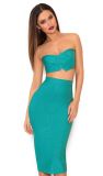Womens Sexy Strapless Dress with Have a High-Waisted Sheath Dress