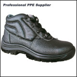 Genuine Leather PU Injection Steel Toe Safety Shoes