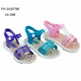New Arrival Classic Gilded PVC Child Girls Sandals