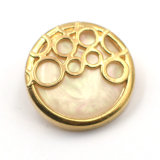 Factory Wholesales Covered with Pearl Stone Metal Shank Buttons