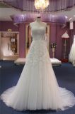 Strapless A Line Lace Beading Wedding Bridal Dress